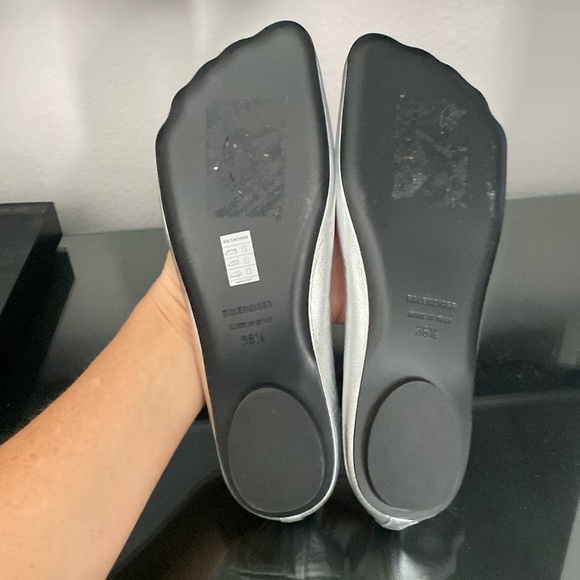 Balenciaga Anatomic Metallized Ballerina Flats - Picture 11 of 13